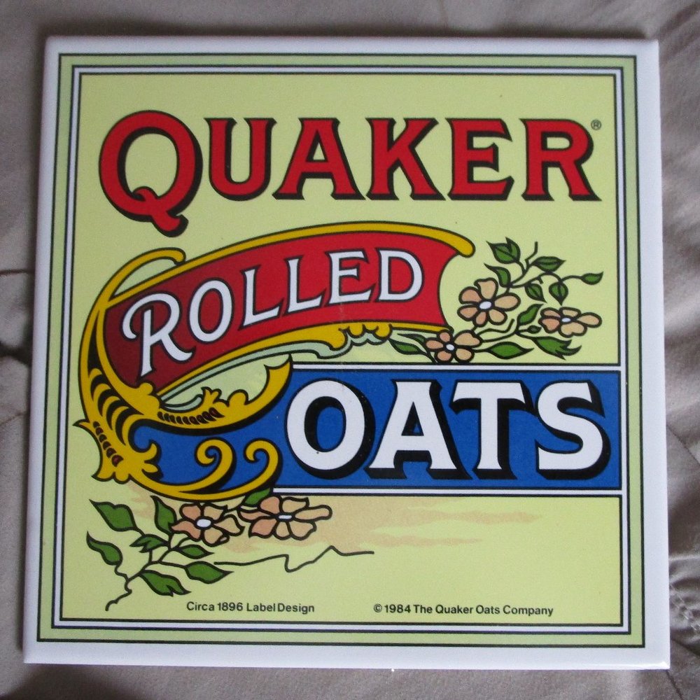 NIB vintage ceramic tile trivet